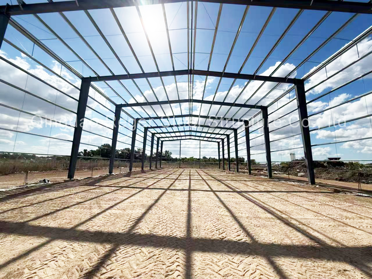 Almacén de estructura de acero de 1000 m2 en Argentina 