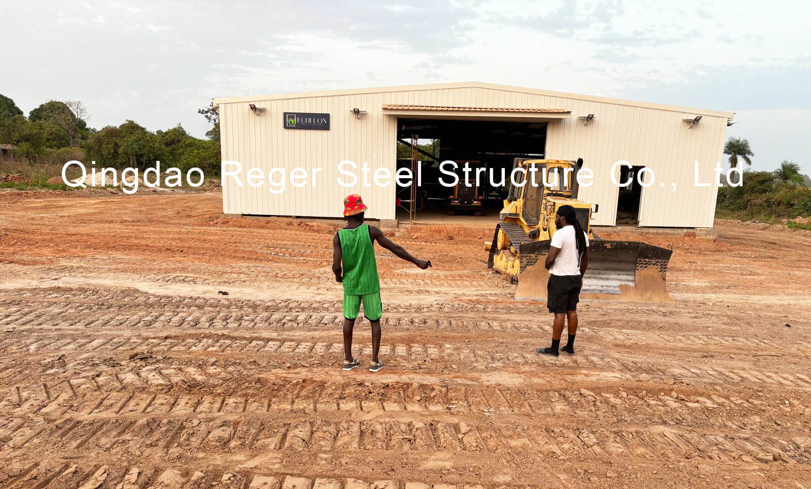 Edificio de fábrica de ladrillos de Guinea-Bissau