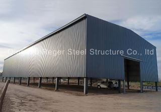 Almacén de estructura de acero de 1000 m2 en Argentina 