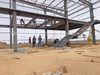 Hangar de taller de estructura de acero de Senegal para hacer ladrillos