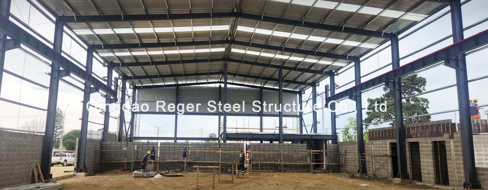 Edificio de F&aacute;brica de Acero con Oficina Mezzanine en Uruguay (5).jpg