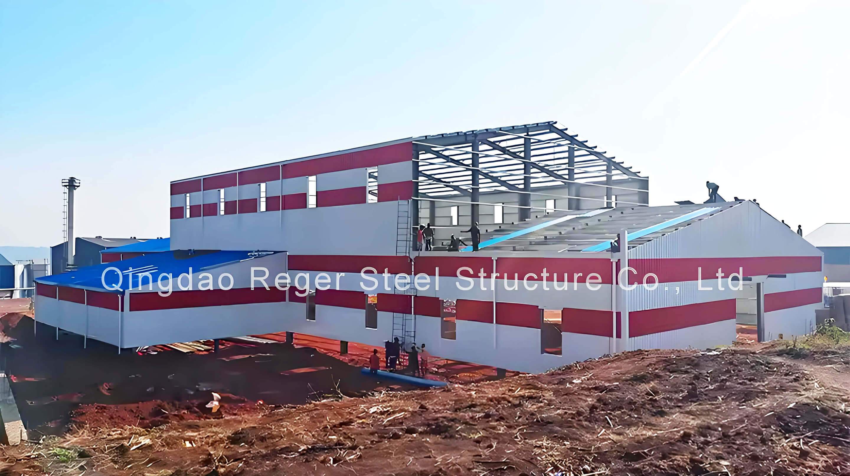 Taller de estructura de acero de Ruanda (2)
