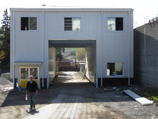 Almacén de estructura de acero ligero